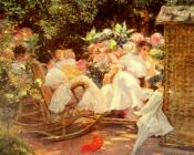 何塞 维勒加斯 科尔德罗 : Ladies In A Garden